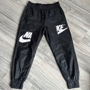 Nike Sportswear Windrunner Jogger Pants Black Logo Women’s XS